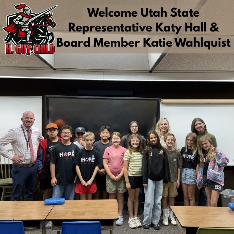 welcome utah state rep Katy Hall & board member Katie Walquist