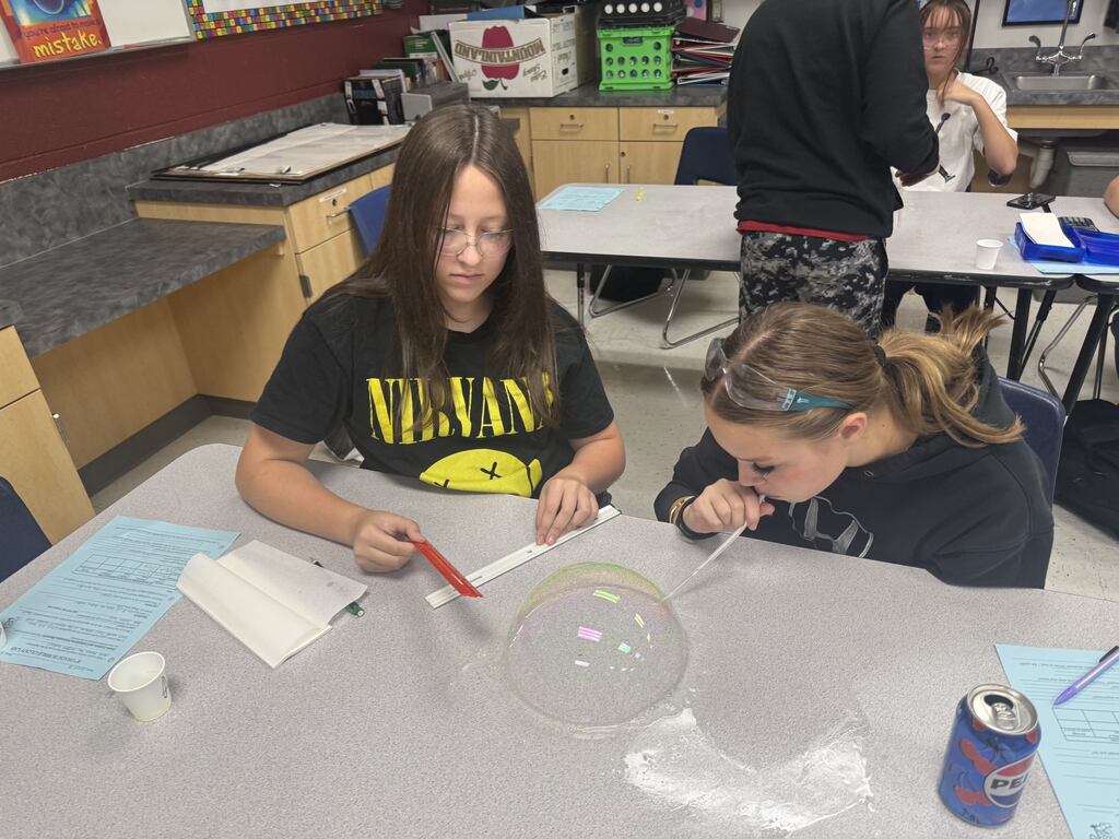 bubble lab in mrs. mecham's class
