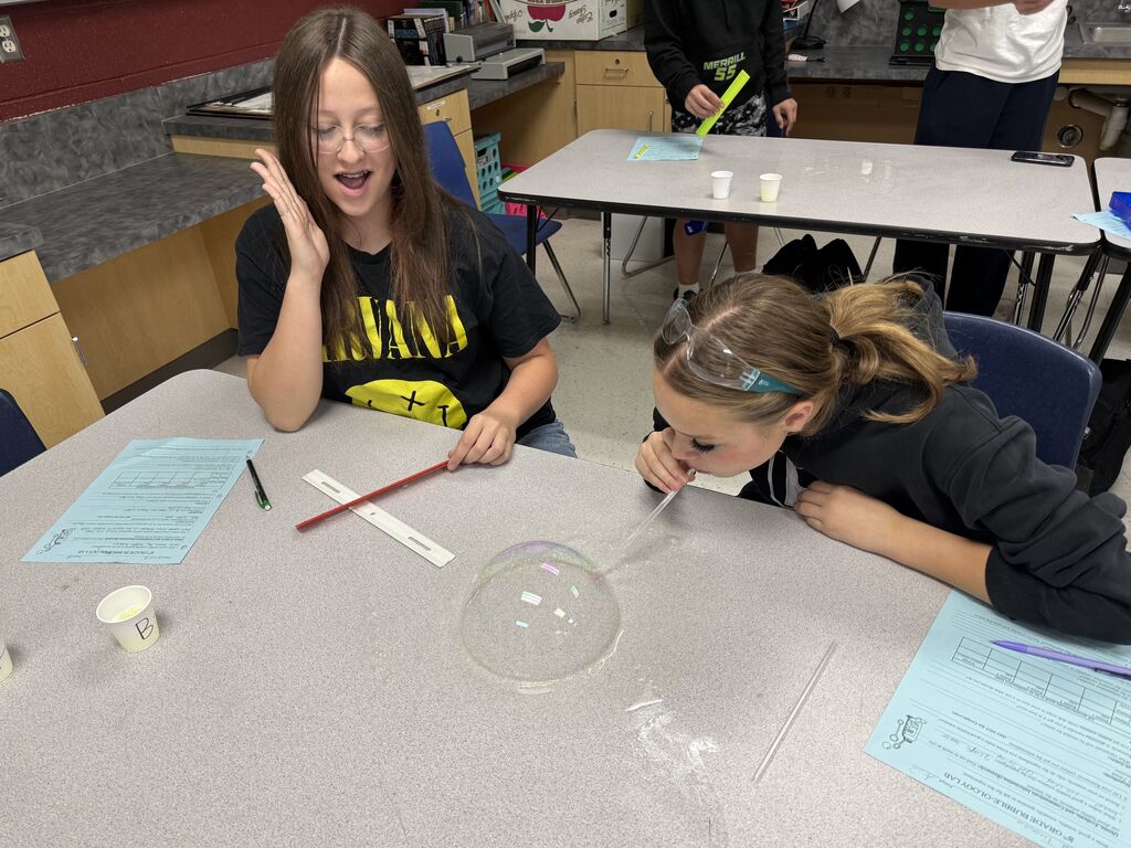 bubble lab in mrs. mecham's class