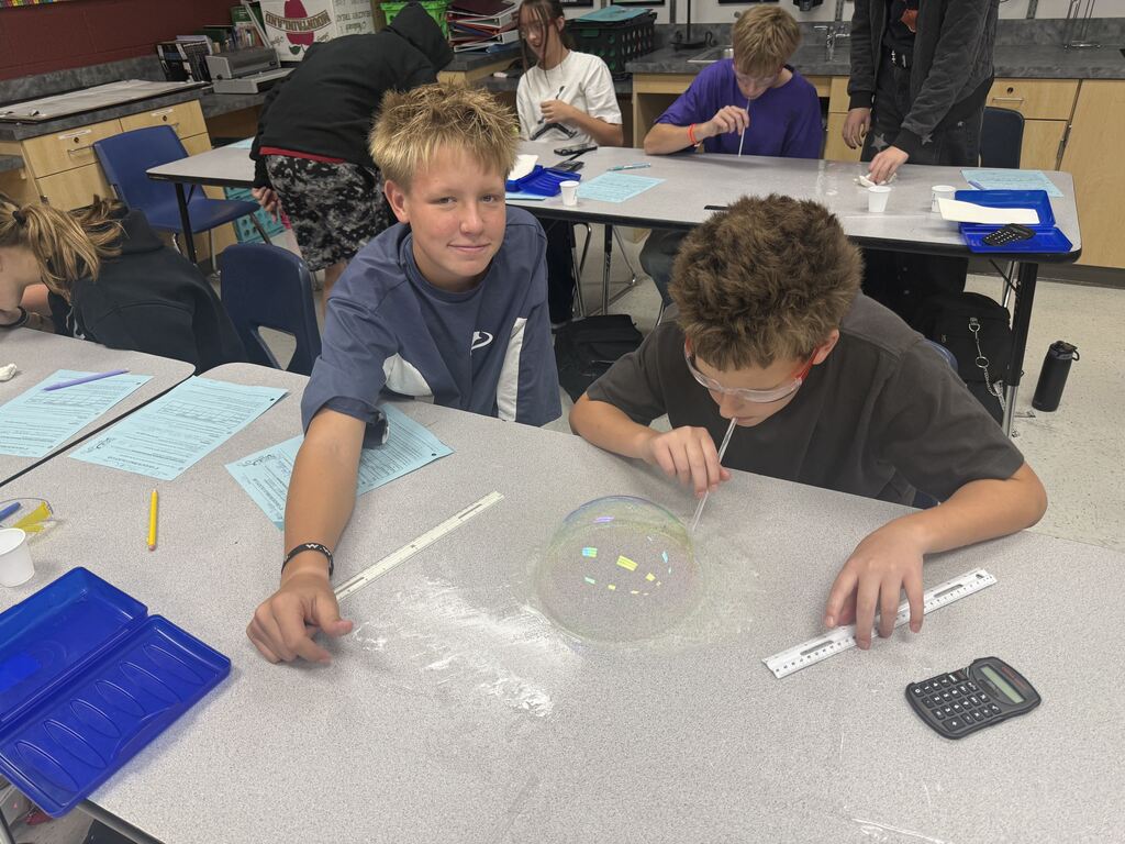 bubble lab in mrs. mecham's class