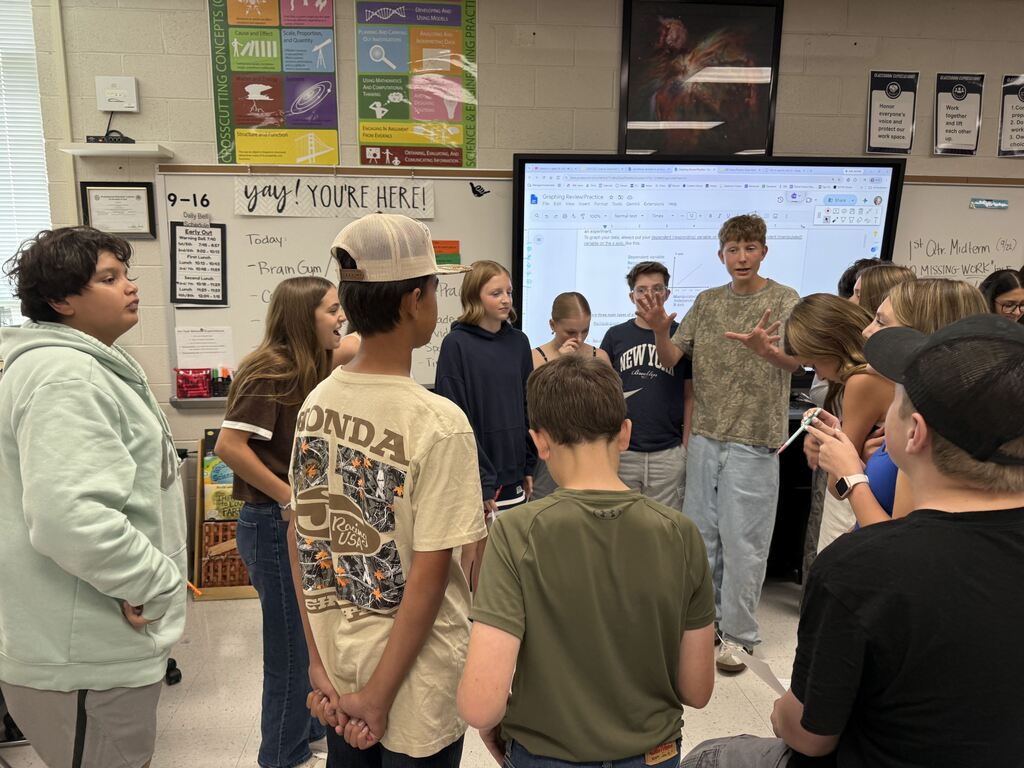 CER Mystery Debate in 8th grade