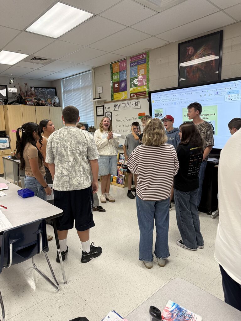 CER Mystery Debate in 8th grade