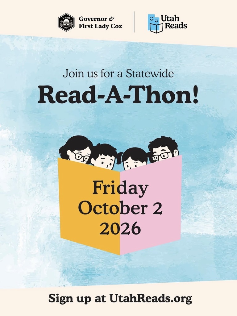 Join us for a state wide Read-A-Thon this Friday October 2, 2026