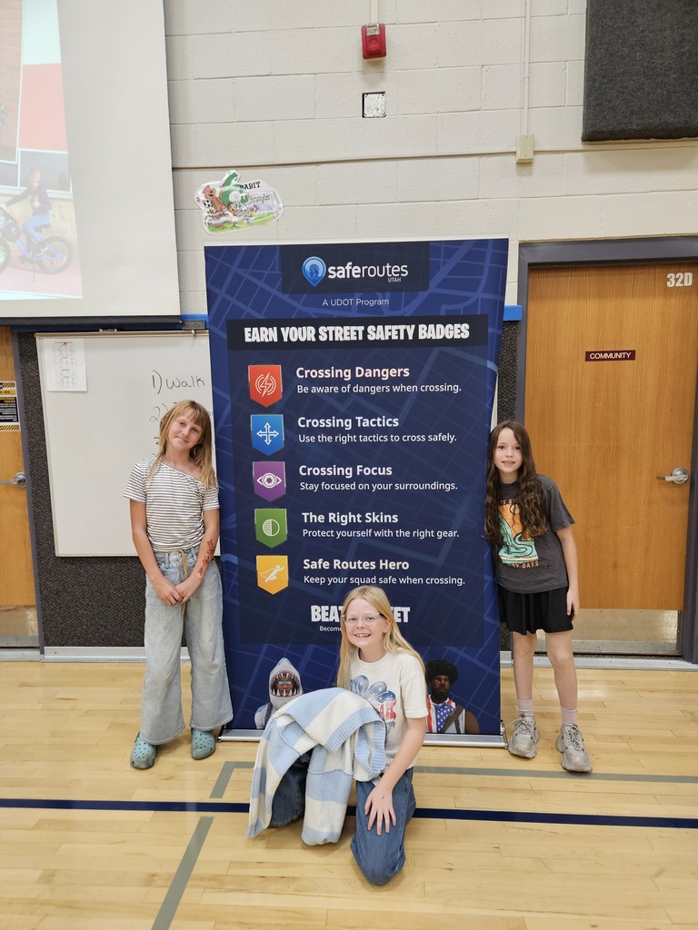 Lomond View Elementary Students Participate in Street Safety Assembly