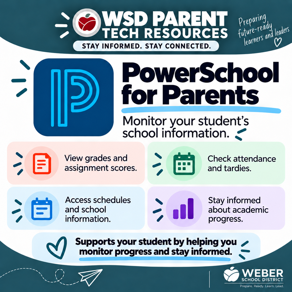 PowerSchool- Check grades, attendance, and student information