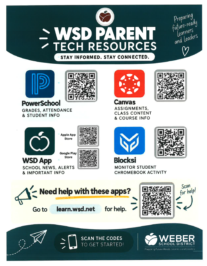 picture of apps and text