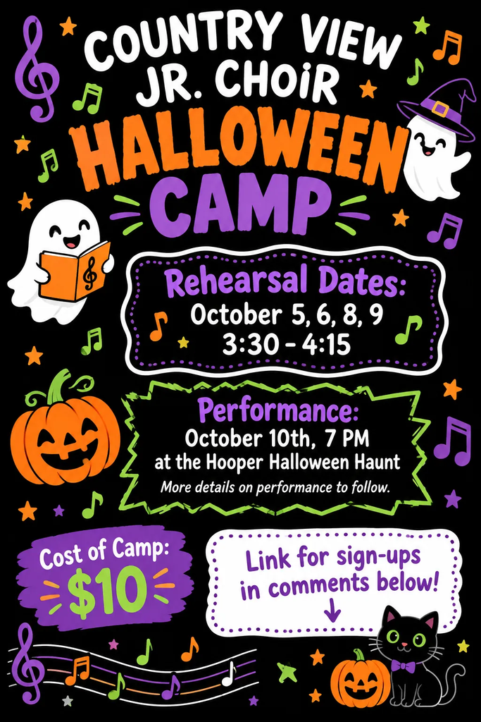 Jr. Choir Halloween Camp