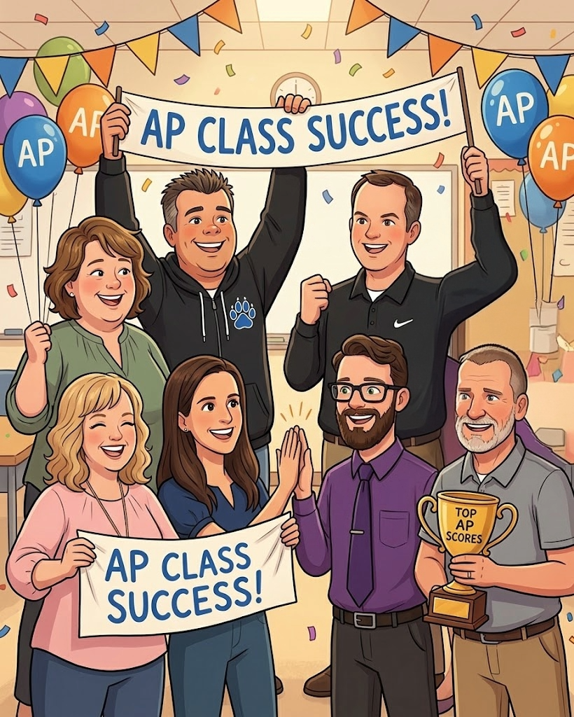 Teachers celebrate success
