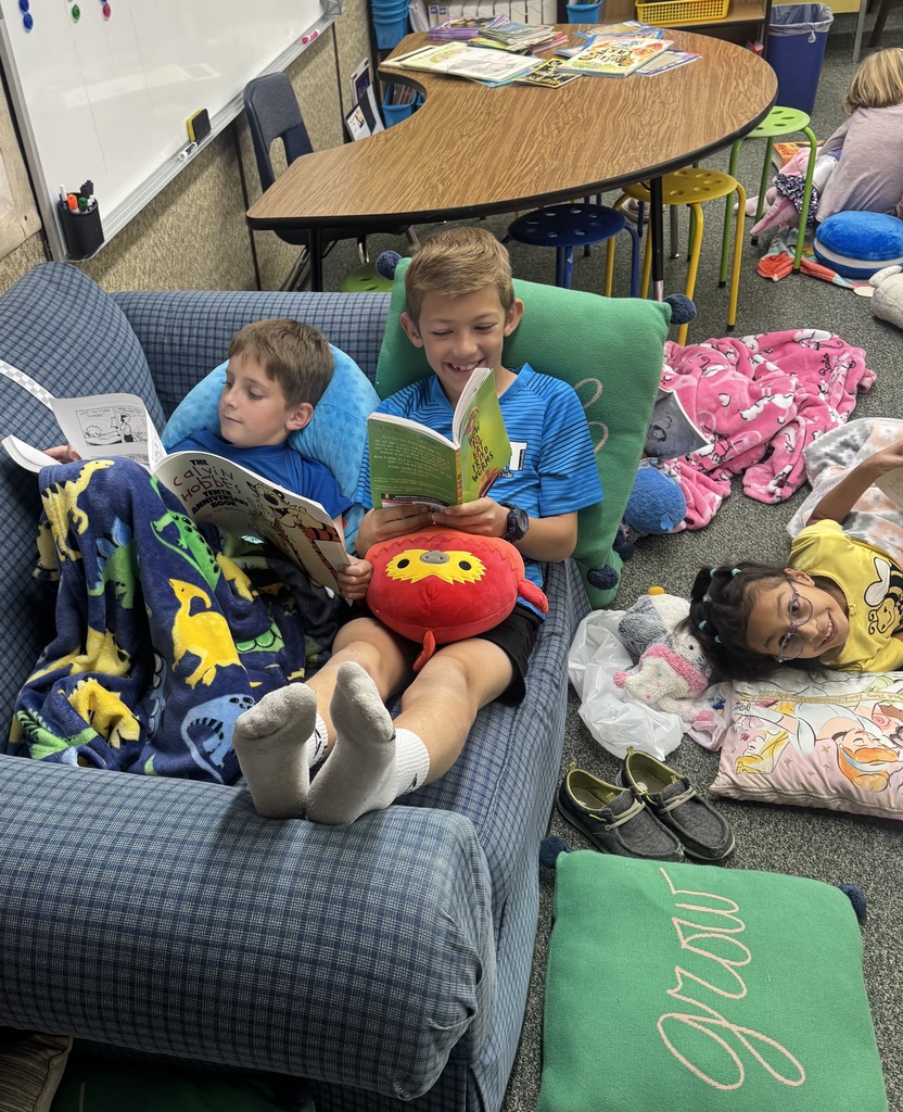 Read a thon participants at green acres elementary school.