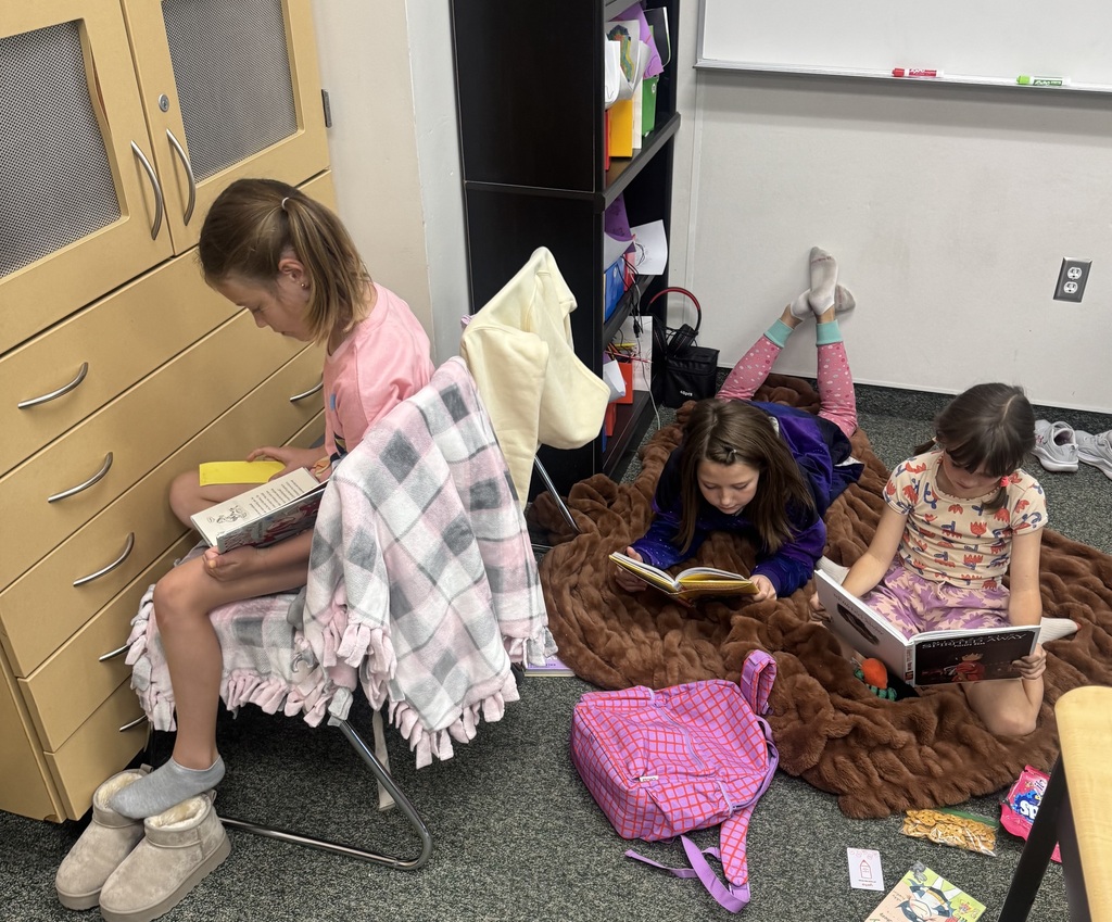 Read a thon participants at green acres elementary school.