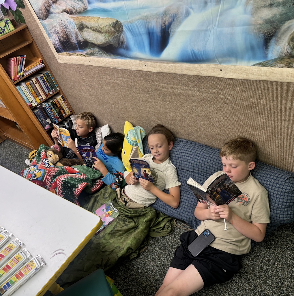 Read a thon participants at green acres elementary school.