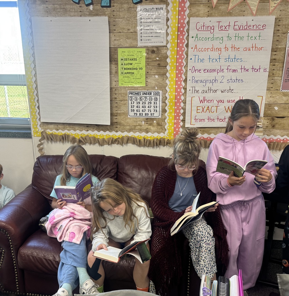 Read a thon participants at green acres elementary school.