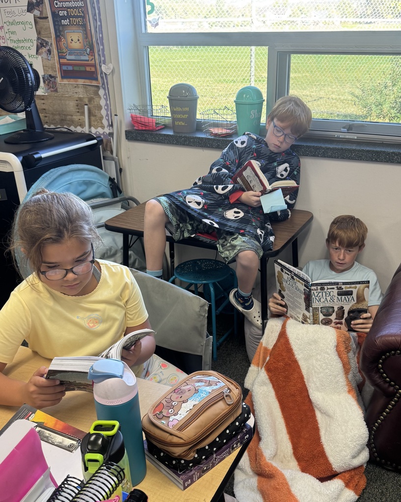 Read a thon participants at green acres elementary school.