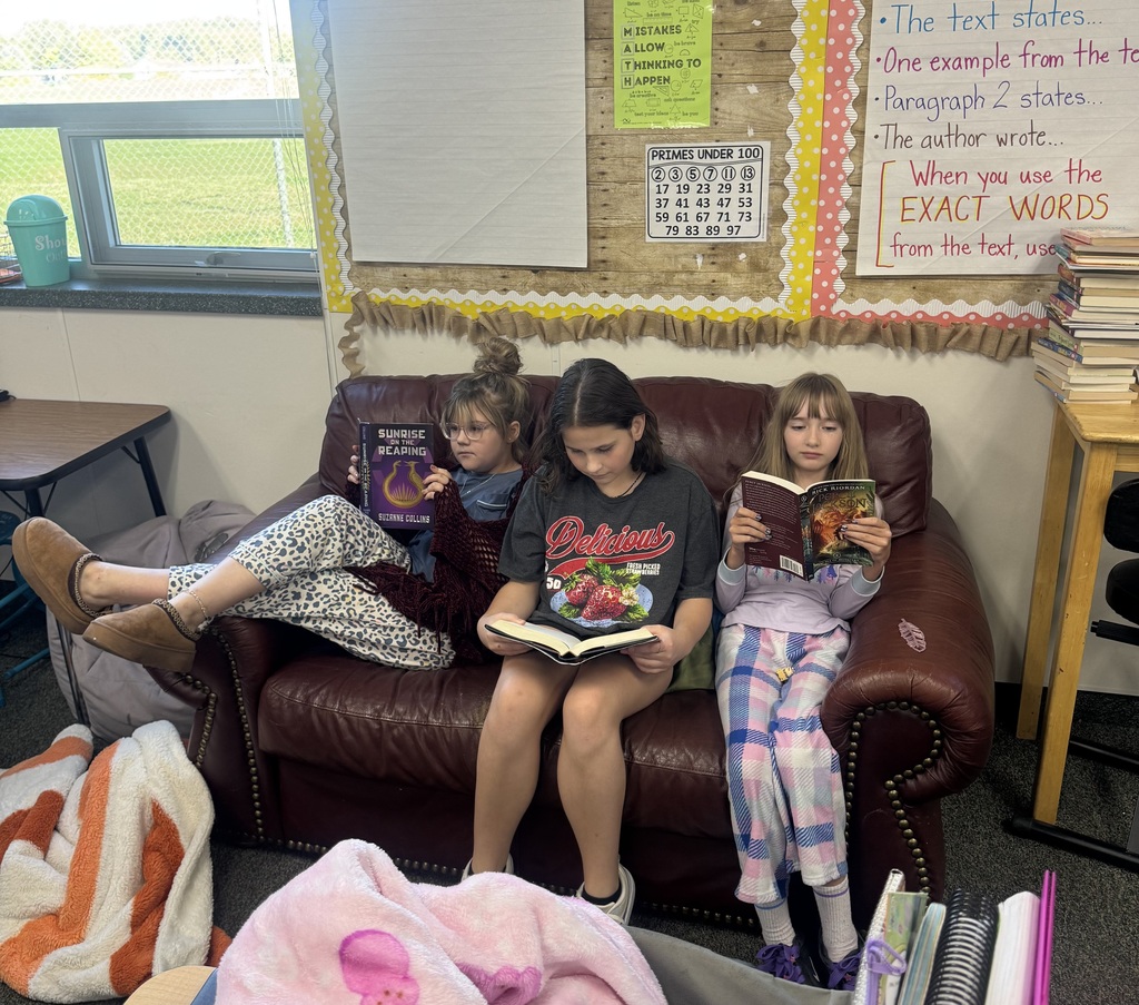 Read a thon participants at green acres elementary school.