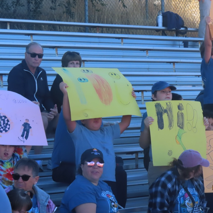 Our cheering section