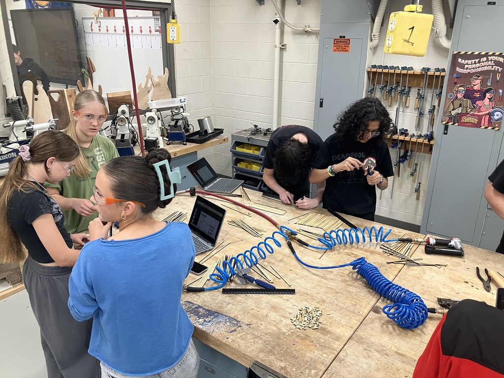 After a "boring" first month of safety, Architectural Rulers & Reading Blueprints, these 9th graders are finally able to put their knowledge into action as they start building scale model sheds. Stay tune for the final builds in a week or two.