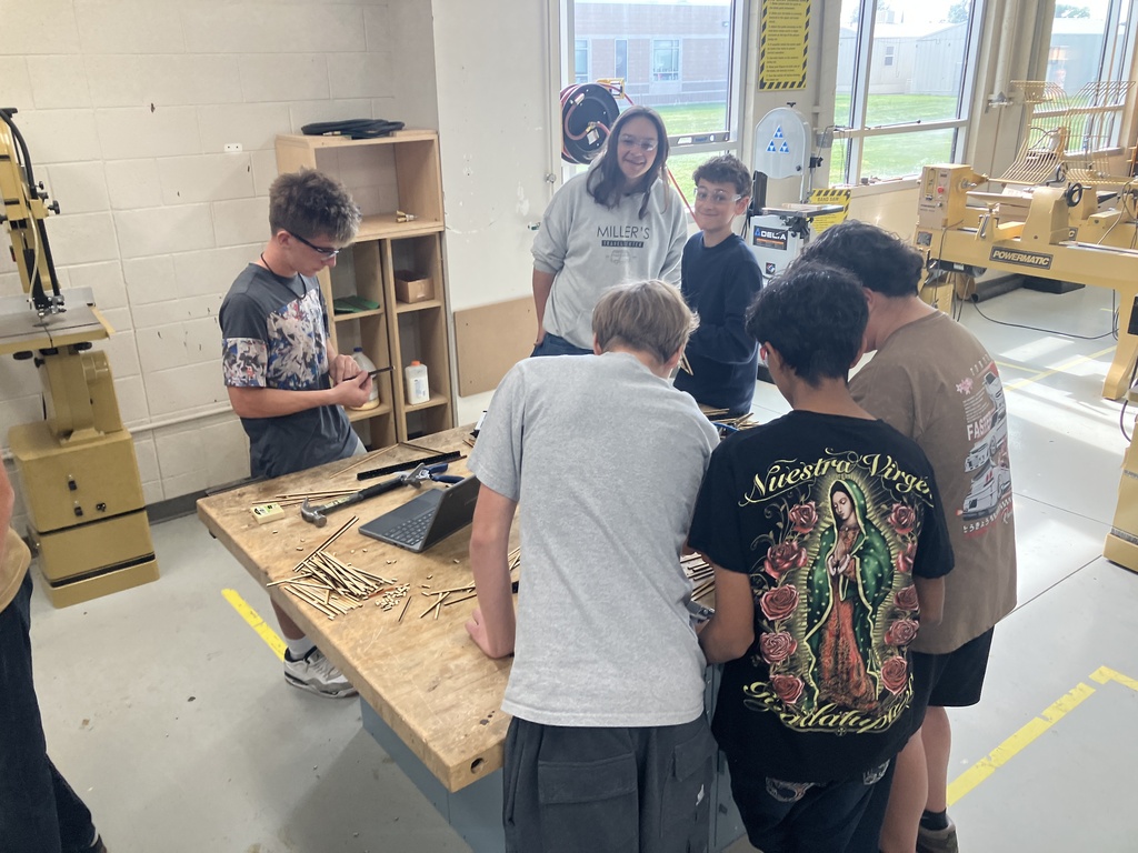 After a "boring" first month of safety, Architectural Rulers & Reading Blueprints, these 9th graders are finally able to put their knowledge into action as they start building scale model sheds. Stay tune for the final builds in a week or two.