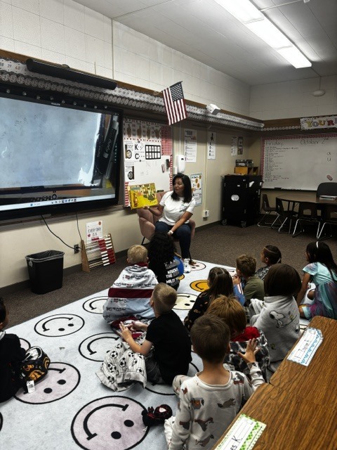 Mrs. Socwell reading