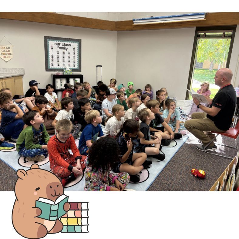 Students reading books