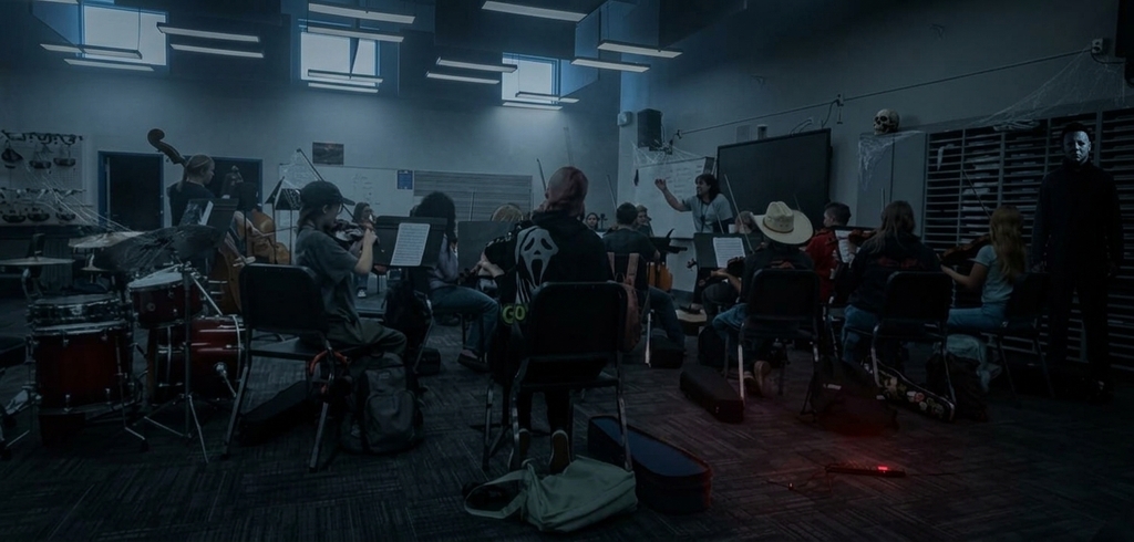 Orchestra Practices Halloween Style