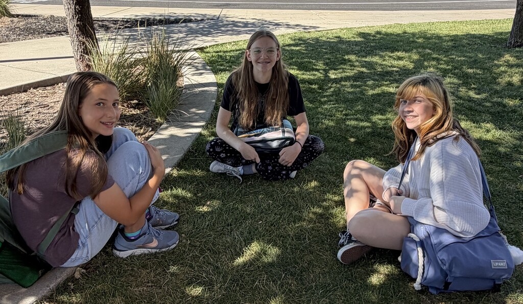 Friends smiling