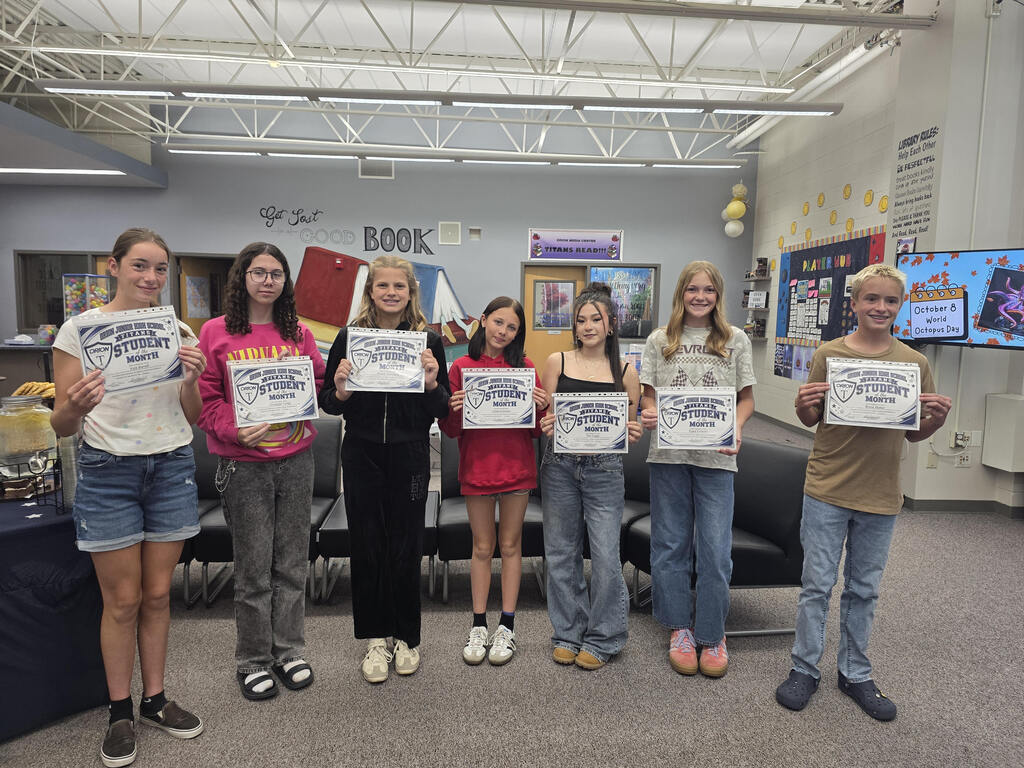 October 2026 Student of the Month Recipients