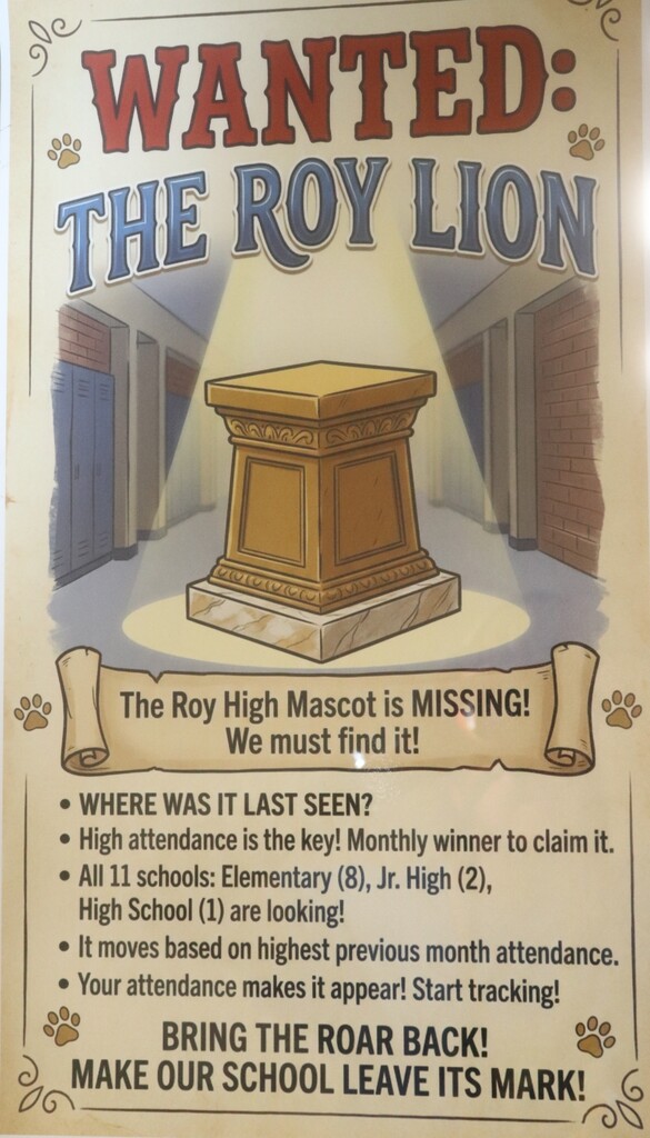 Municipal accepting attendance trophy
