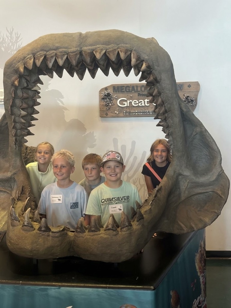 5th graders at the aquarium