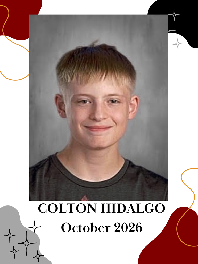 picture of a student with text