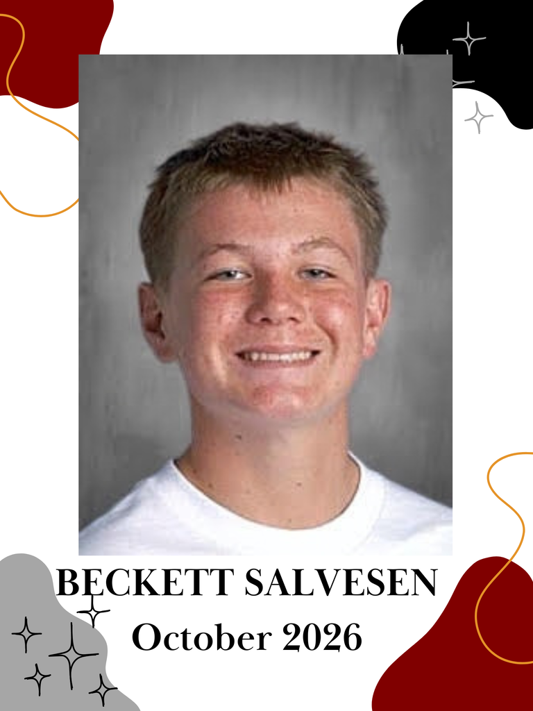 picture of a student with text