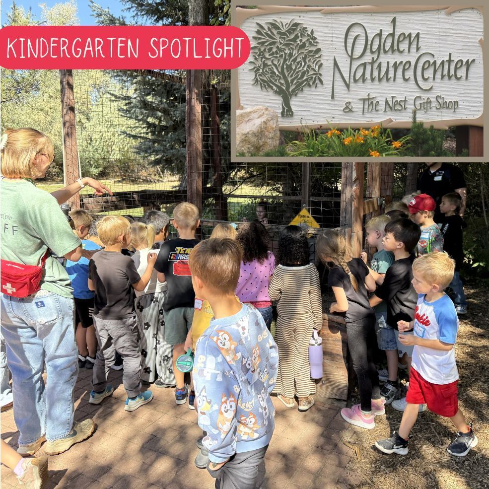 kindergarten spotlight at the Ogden Nature center