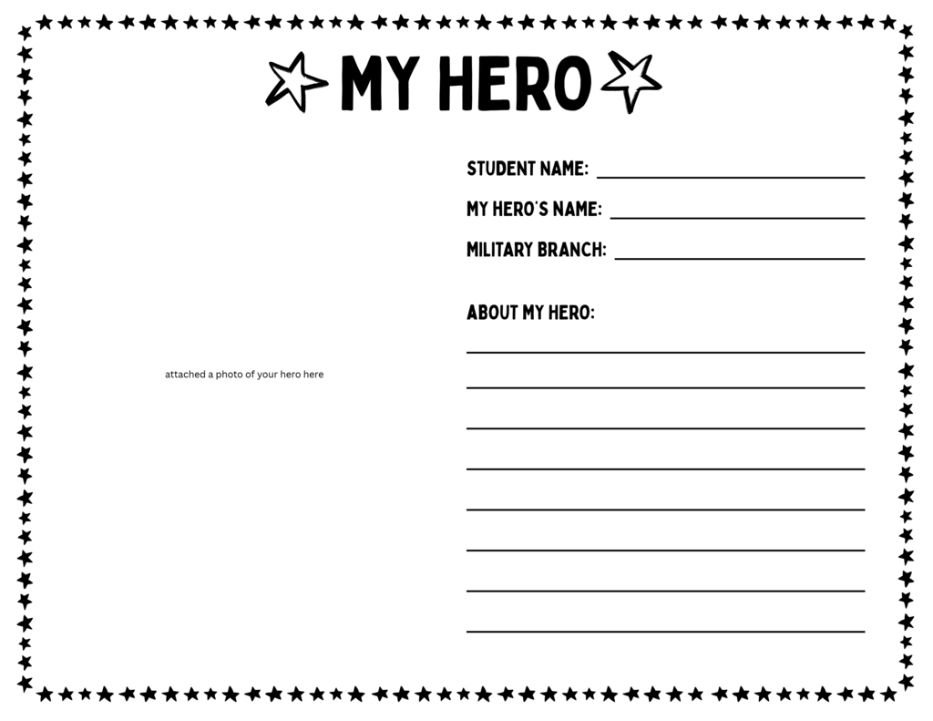 Template for My Hero