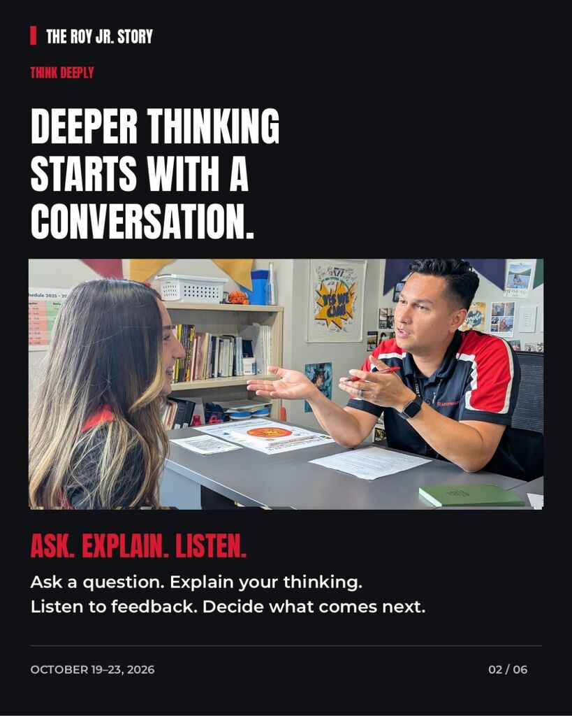 Deep Thinking Starts with a conversation