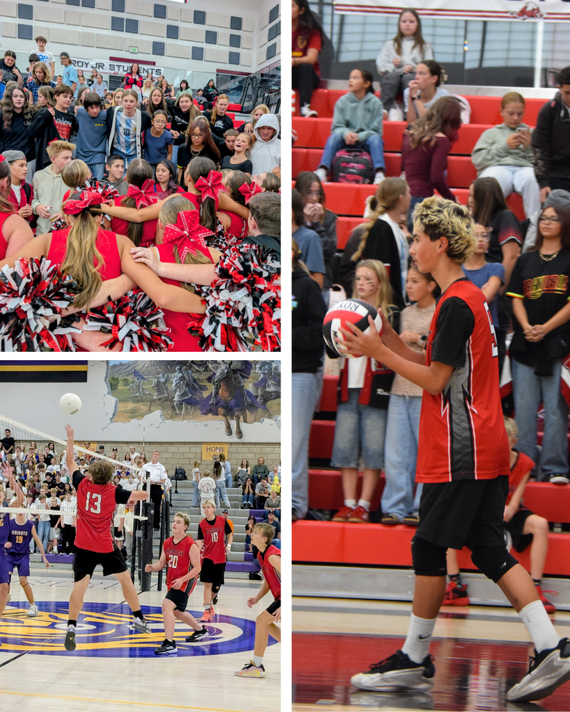 photographs of Roy Jr High boys volleyball team season