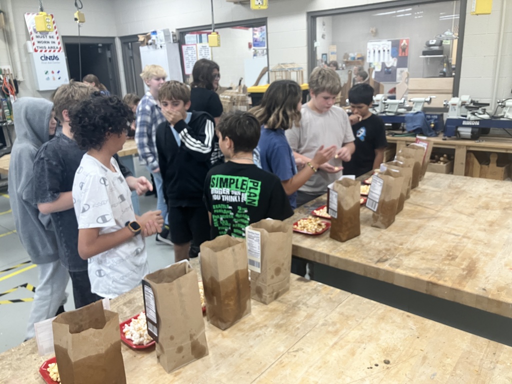 In the FCS unit of CCA, students tried their hand at designing a new seasoning for a snack company, followed by learning about batch sizing and sampling products and what it takes to create an amazing packaging.