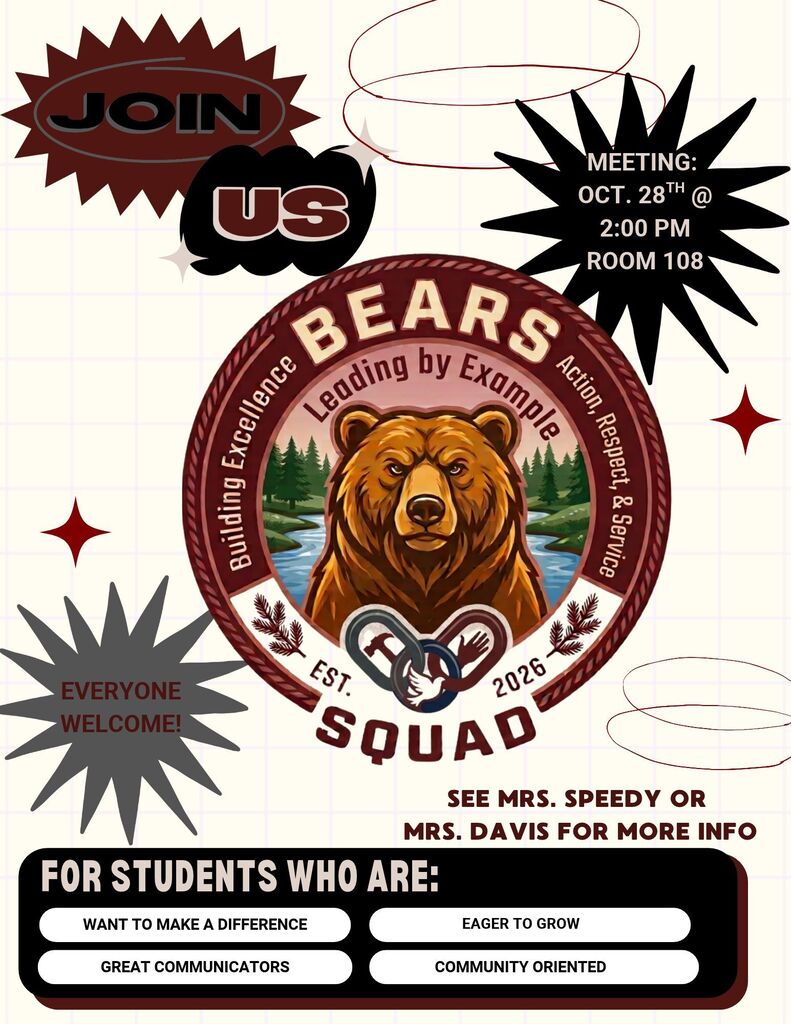 picture of a bear with text
