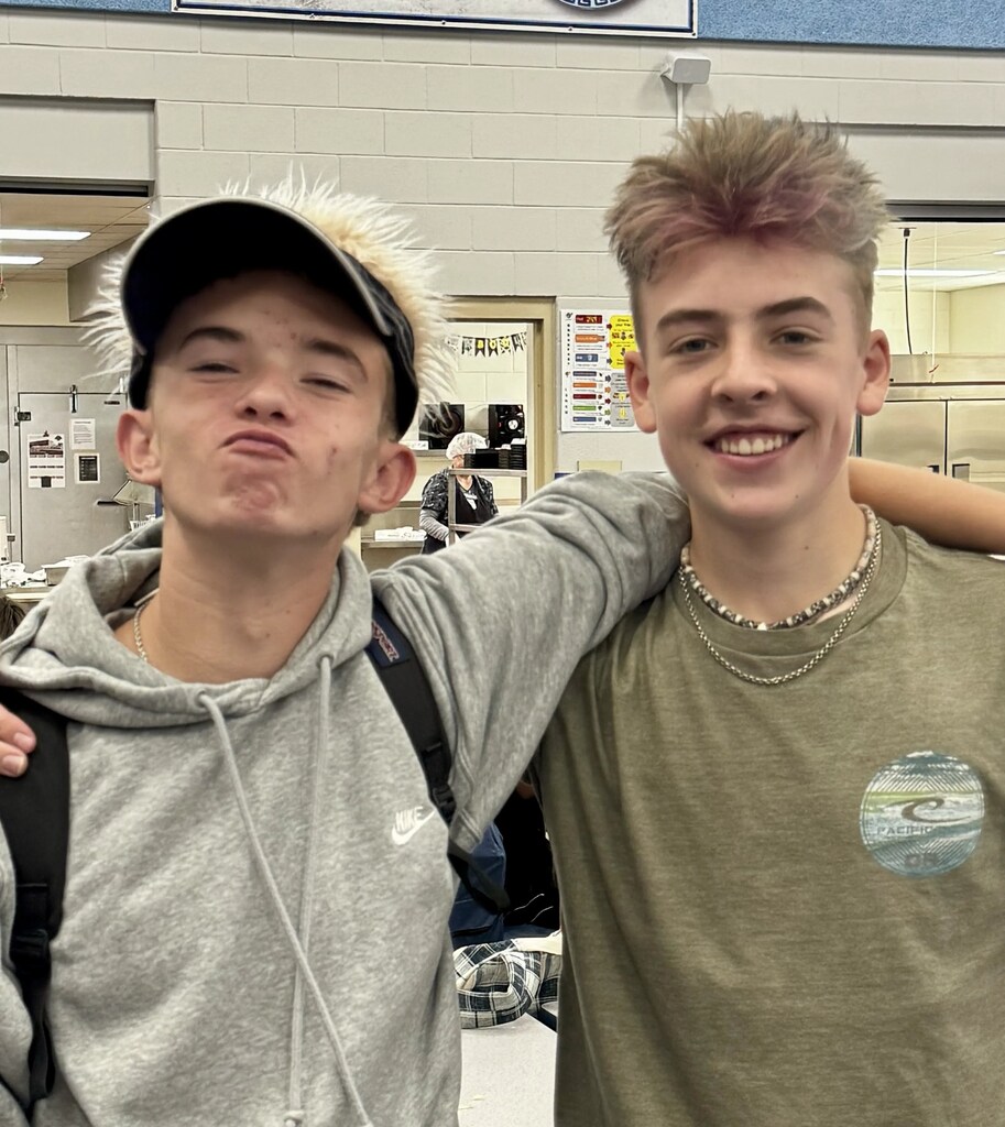 kids with crazy hair