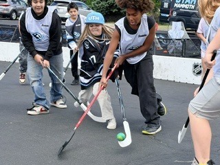 Action shot of Burch Creek Barracudas participating in the Tusky Takeover Field Day Event!
