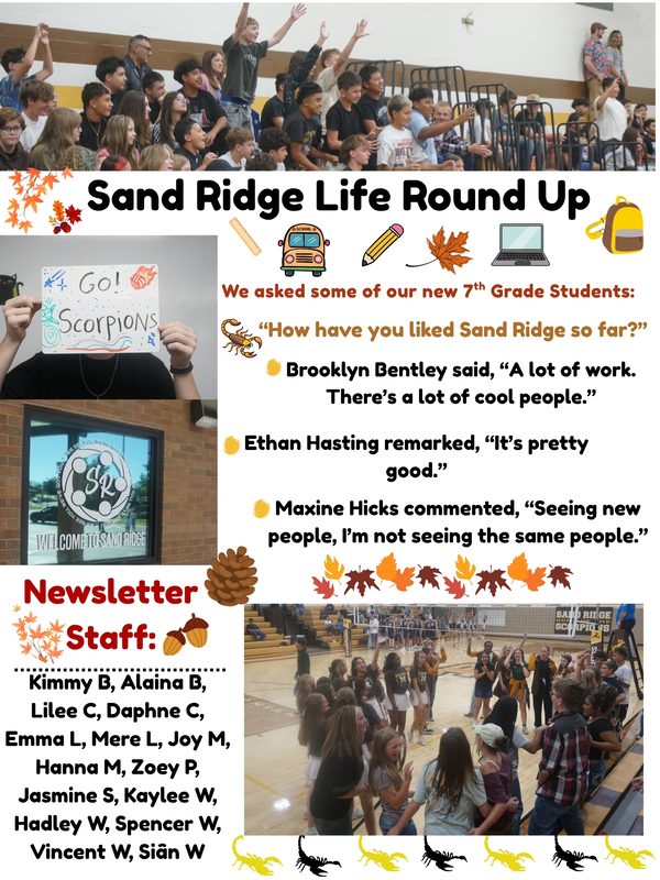 September RIdge Review of studnets