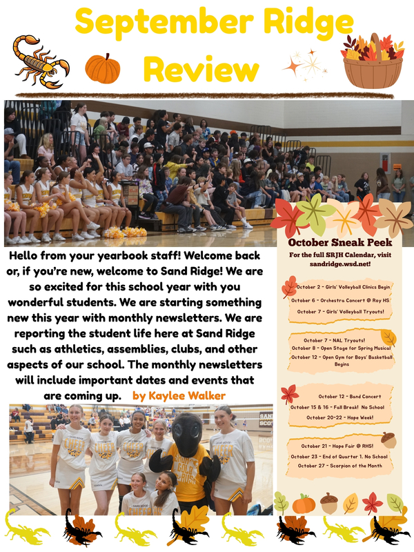 September RIdge Review of studnets