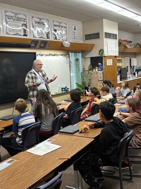 Mr. Reese reading