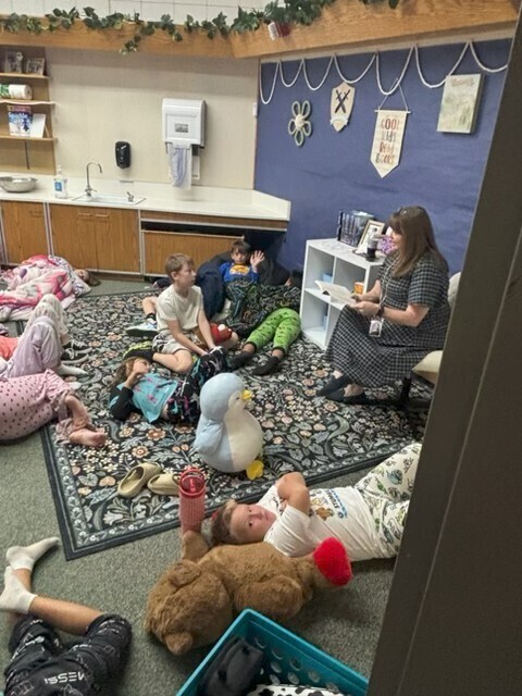 Mrs. Widdison reading