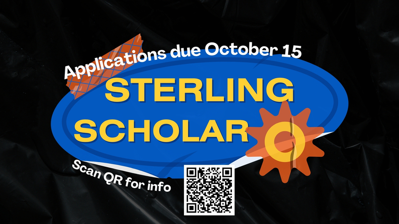 General Sterling Scholar informational ad