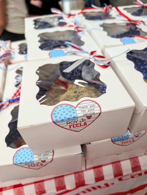 Photographs of the Roy Jr Veterans Day Breakfast and Assembly