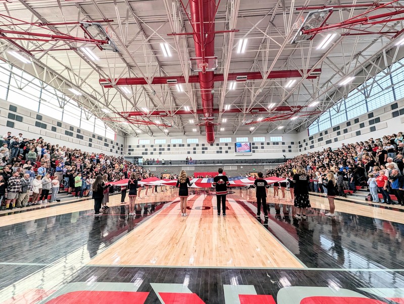 Photographs of the Roy Jr Veterans Day Breakfast and Assembly