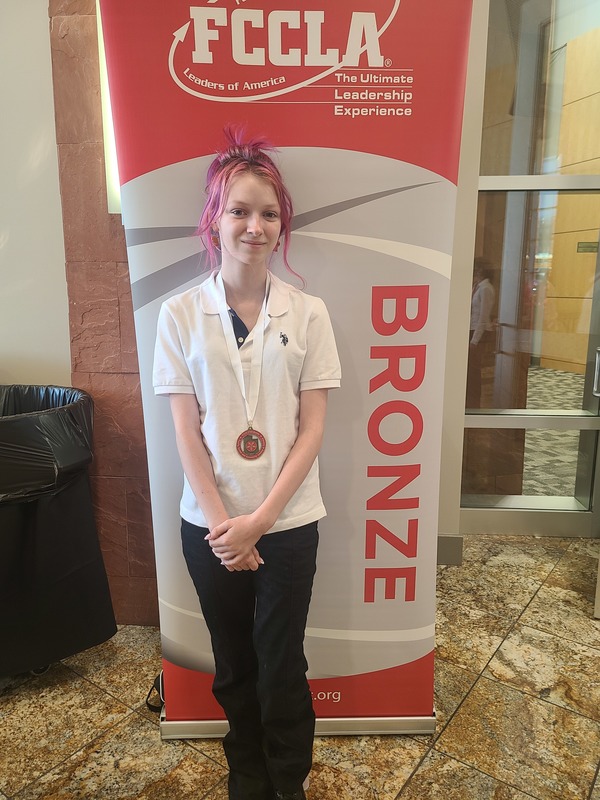 photographs of Roy JR FCCLA members at the FCCLA state competition