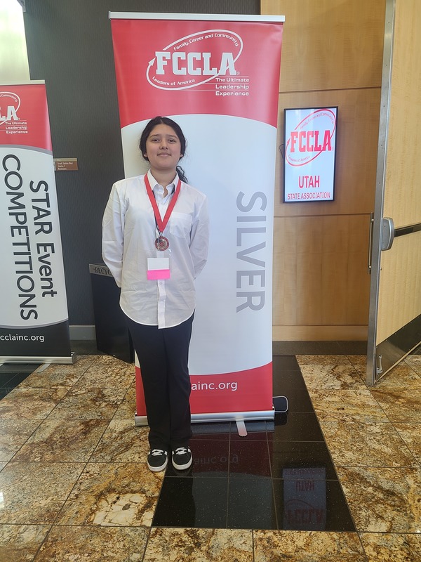 photographs of Roy JR FCCLA members at the FCCLA state competition