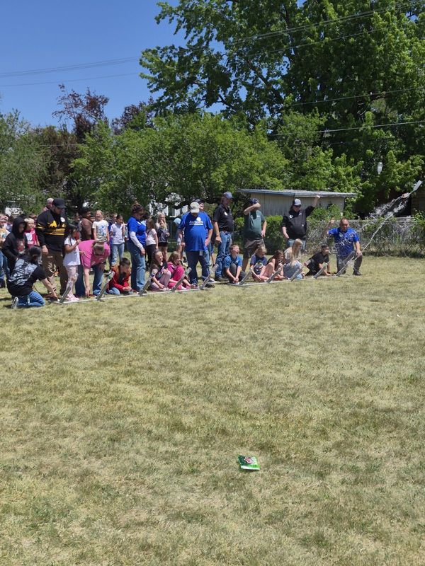 Getting ready to launch rockets