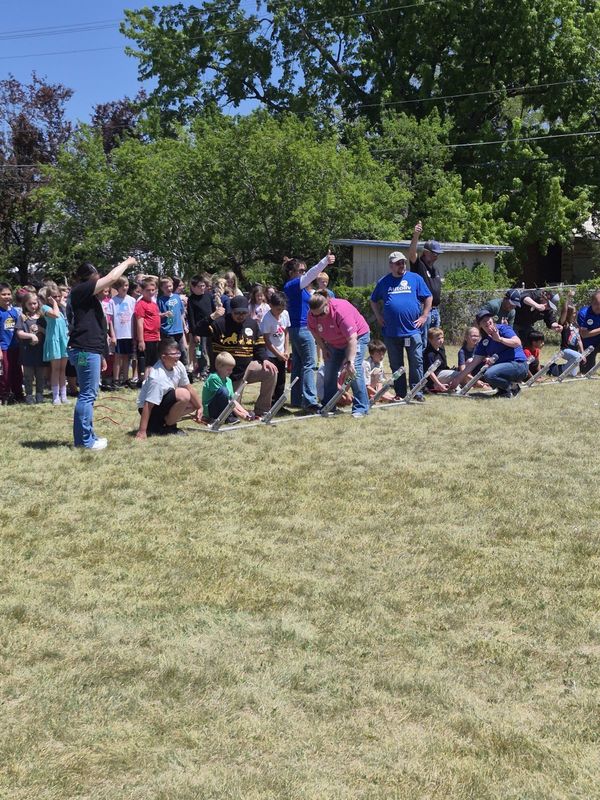 Getting ready to launch rockets