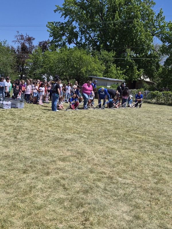 Getting ready to launch rockets
